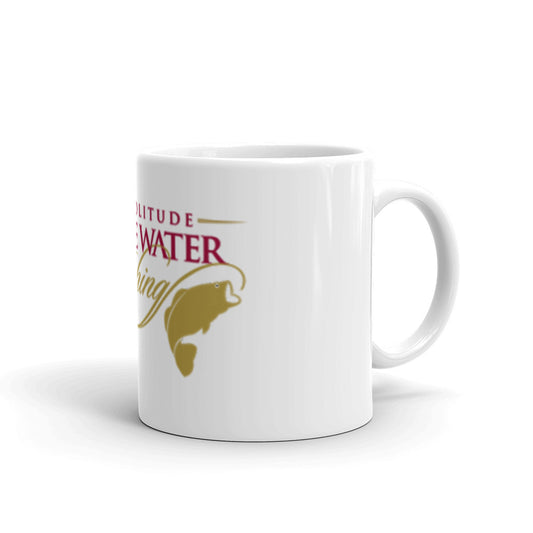 PWF White glossy mug - white